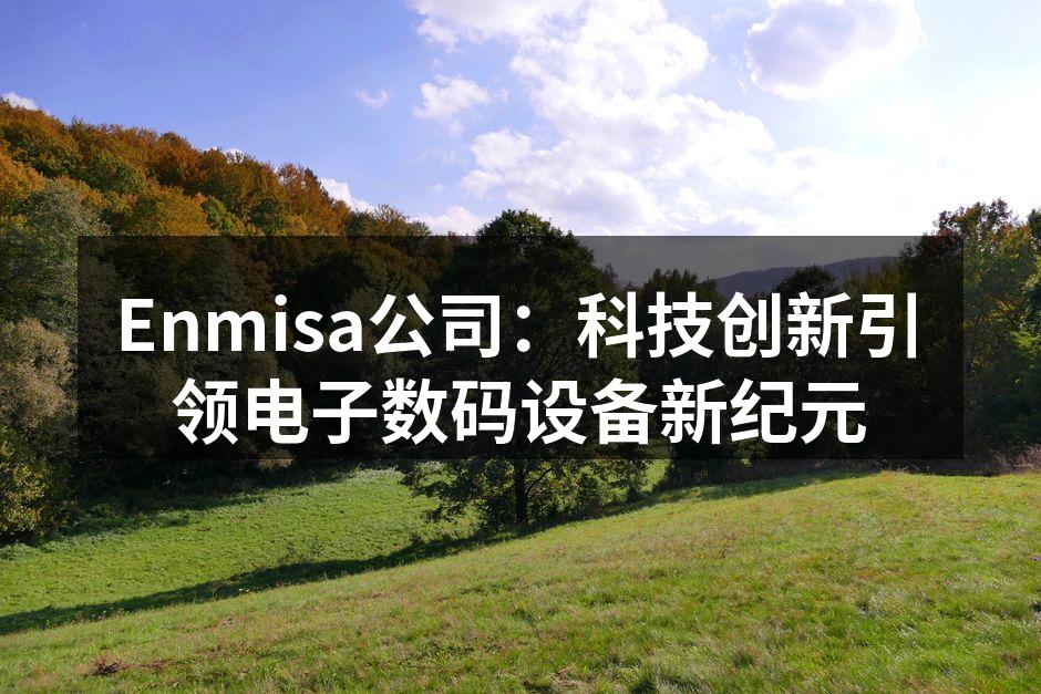 Enmisa公司：科技创新引领电子数码设备新纪元